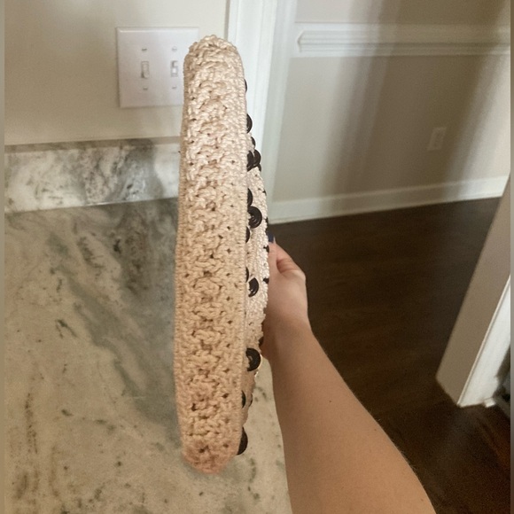 Handmade Macrame Crochet Beaded Bag - Picture 8 of 9